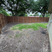 Full-Backyard-Artificial-Turf-Installation-with-Landscape-Rock-Border-in-Garland-TX 4